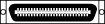 Centronics 50-Pin 
Female Connector