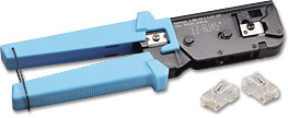 EZ-RJ45 Connectors and EZ-RJ45 Crimp Tool